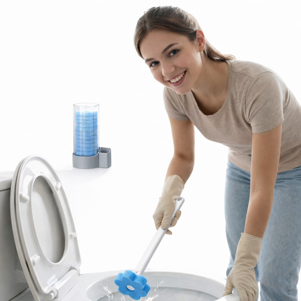 Cepillo Limpiador De Inodoro Wc Desechable 24 Cargas