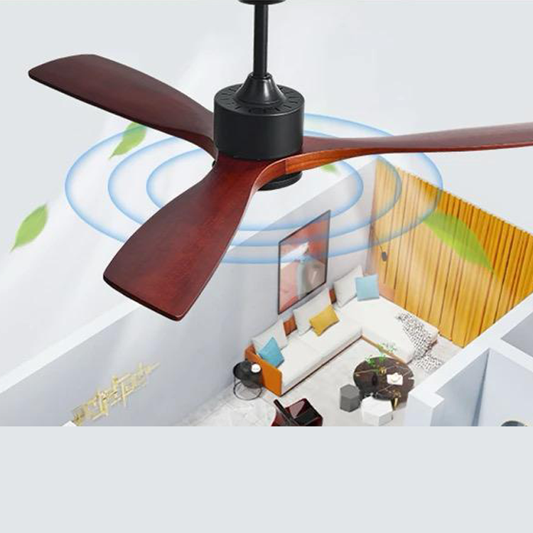 Ventilador de Techo 3 Aspas Negro